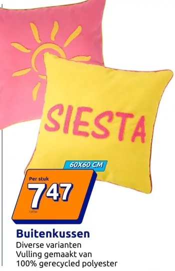 Promotie: Buitenkussen