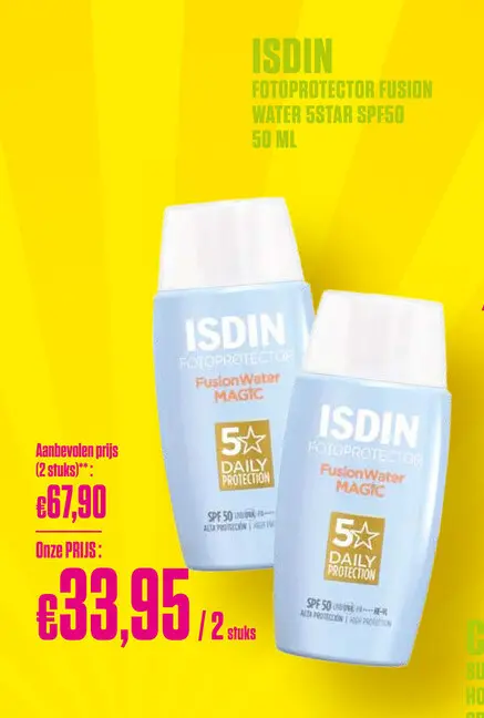 Promotie: FOTOPROTECTOR FusionWater MAGIC