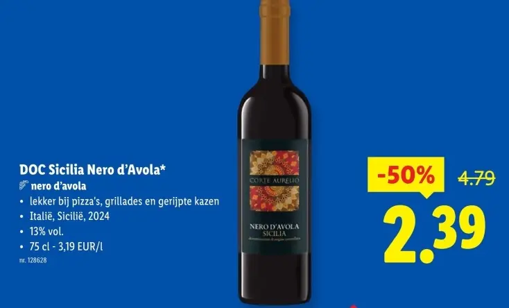 Promotie: DOC Sicilia Nero d'Avola