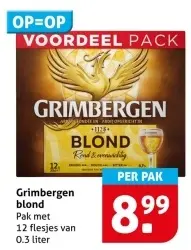 Aanbieding: Grimbergen blond