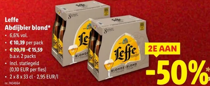 Promotie: Abdijbier blond