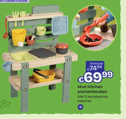 Promotie: Mud Kitchen plantenkeuken