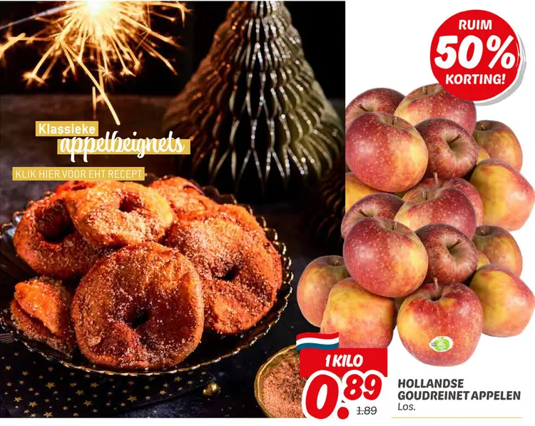 Aanbieding: Hollandse goudreinet appelen