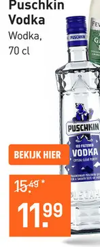 Aanbieding: Puschkin Vodka 70CL