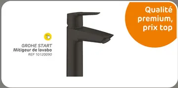 Offre: Mitigeur de lavabo grohe start taille-m noir mat