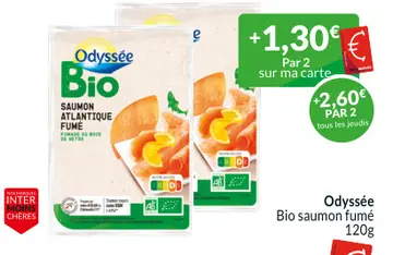 Offre: Odyssée Bio saumon fumé