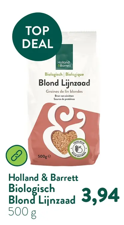 Aanbieding: Biologisch Blond Lijnzaad