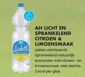 Aanbieding: AH LICHT EN SPRANKELEND CITROEN & LIMOENSMAAK