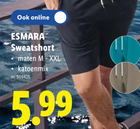 Promotie: Sweatshort