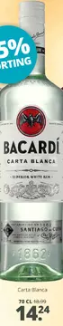 Aanbieding: BACARDI CARTA BLANCA