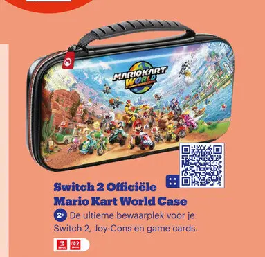 Aanbieding: Officiële Mario Kart World Case