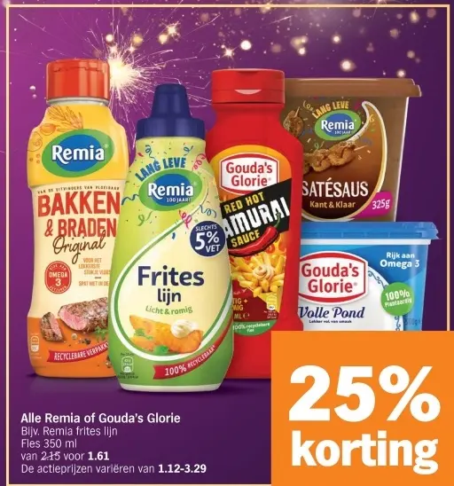 Aanbieding: Remia or Gouda's Glorie