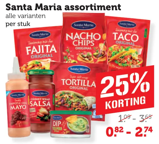 Aanbieding: Santa Maria assortiment