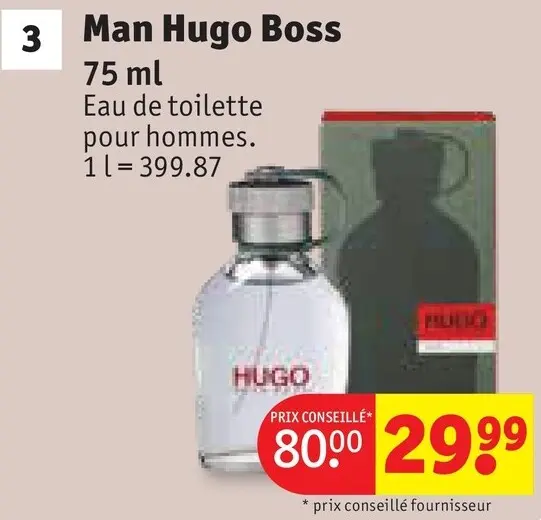 Offre: Man Eau de toilette pour hommes