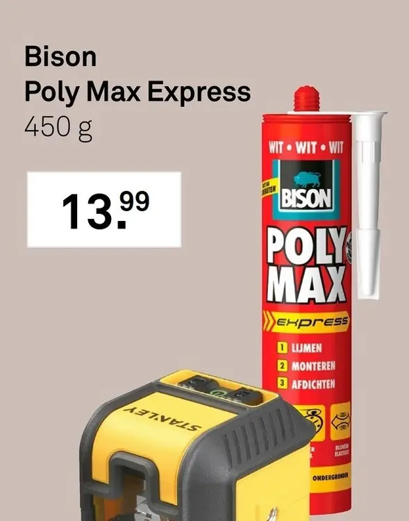 Aanbieding: Bison Poly Max Express