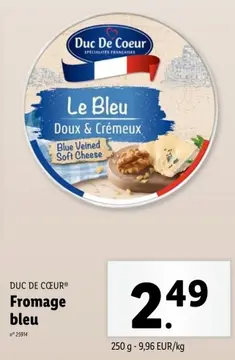 Offre: Fromage bleu