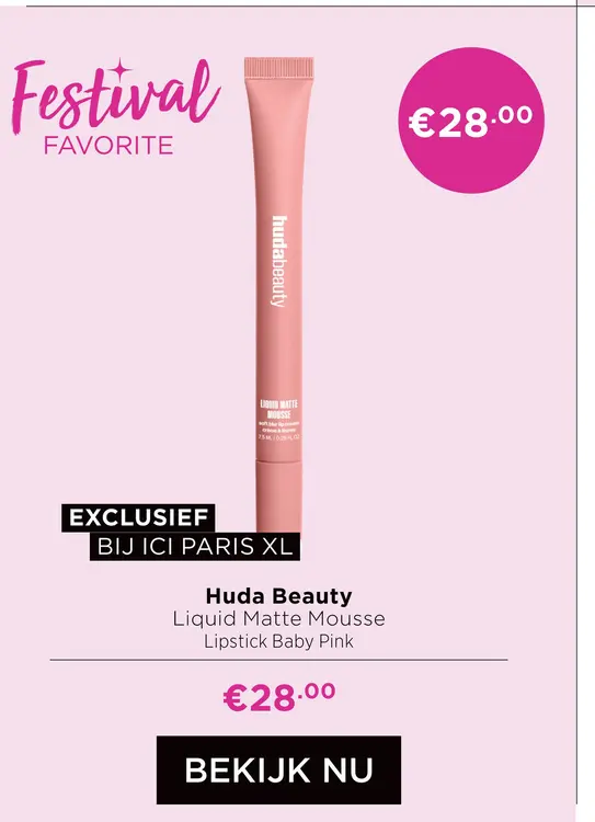 Aanbieding: Liquid Matte Mousse Lipstick Baby Pink