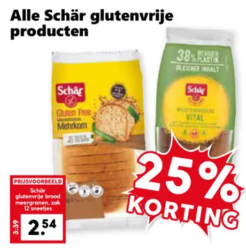 Aanbieding: Schär glutenvrije brood meergranen