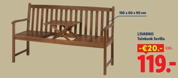 Aanbieding: Tuinbank Sevilla