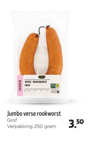 Aanbieding: Jumbo verse rookworst