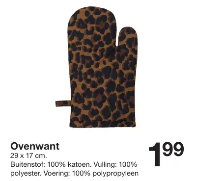 Promotie: Ovenwant