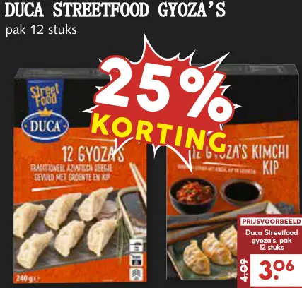 Aanbieding: Streetfood gyoza's