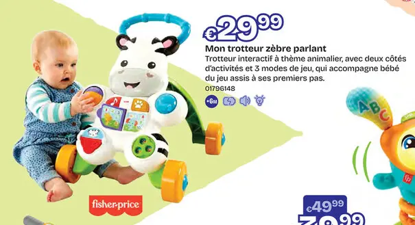 Offre: Mon trotteur zébre