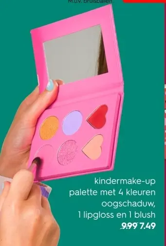 Aanbieding: kindermake-up palette