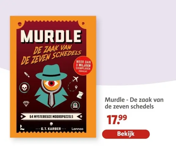 Aanbieding: Murdle - De zaak van de zeven schedels