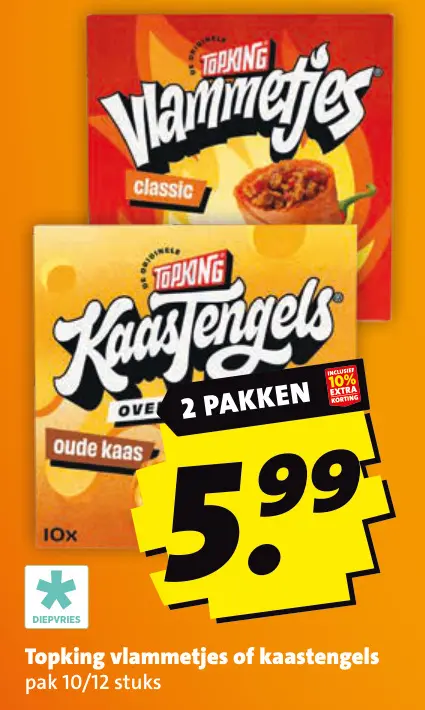 Aanbieding: Vlammetjes of kaastengels