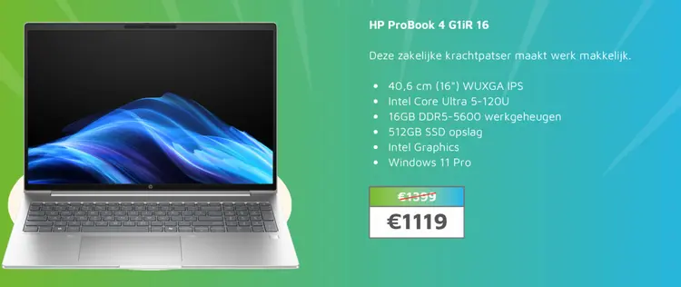 Aanbieding: HP ProBook 4 G1iR 16