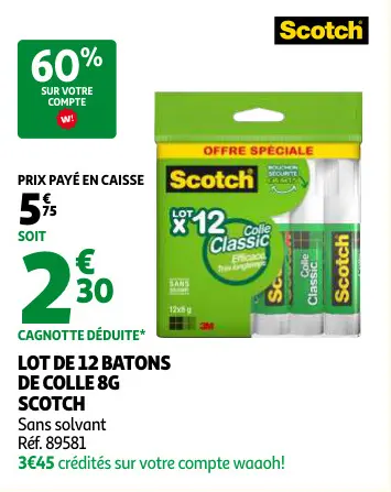 Promotie: Batons de colle