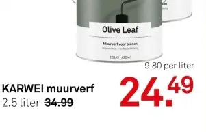 Aanbieding: KARWEI muurverf