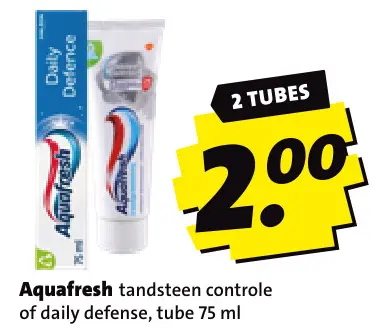 Aanbieding: Tandsteen controle of daily defense