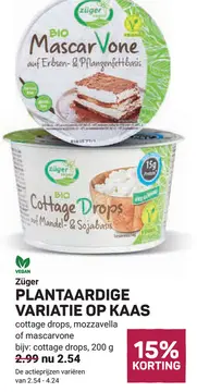 Aanbieding: Plantaardige variatie op kaas