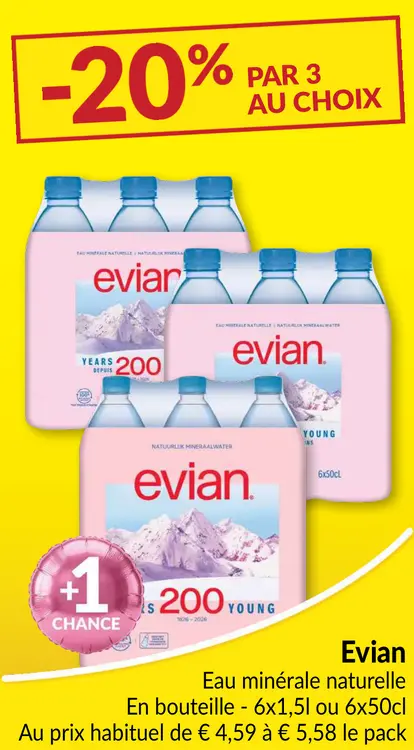 Offre: Eau minérale naturelle