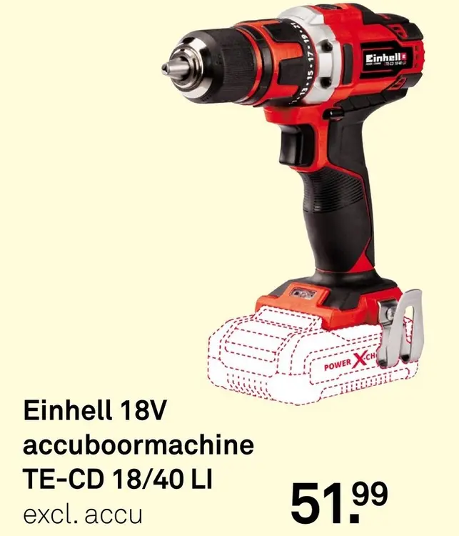 Aanbieding: accuboormachine