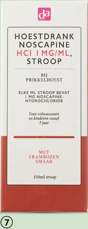 Aanbieding: Hoestdrank noscapine 150 mg