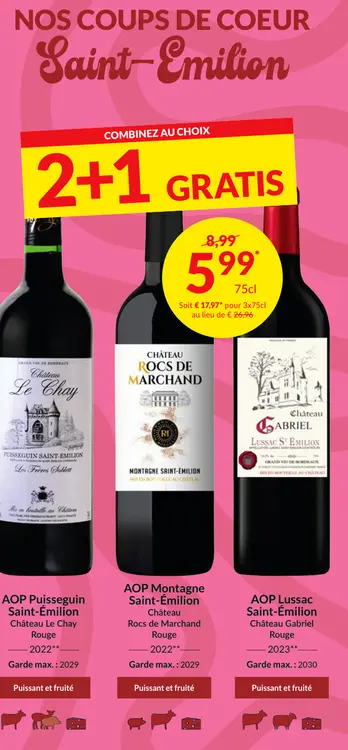 Offre: AOP Puisseguin Saint-Émilion Château Le Chay 
