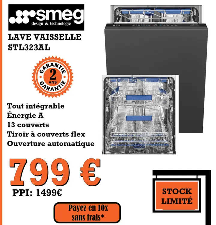Offre: Lave vaisselle stl323al