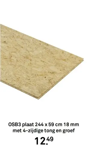 Aanbieding: OSB3 plaat