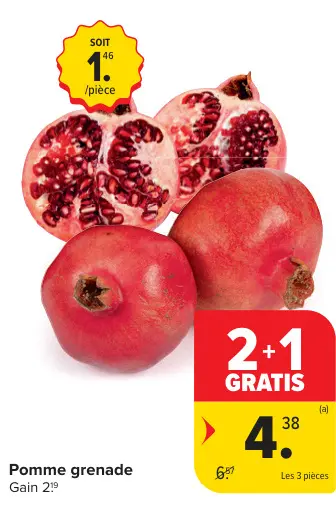 Offre: Pomme grenade