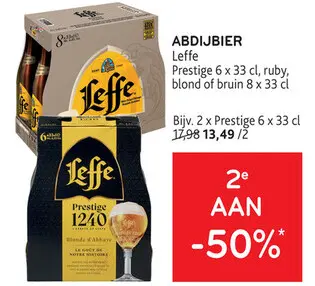 Promotie: Abdijbier Leffe