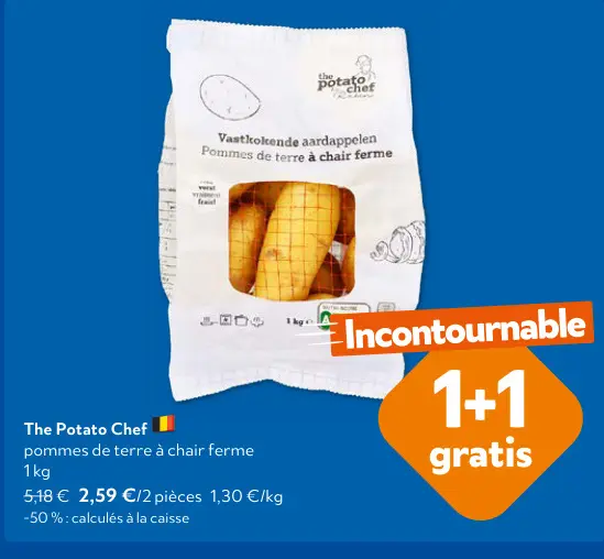 Offre: pommes de terre à chair ferme