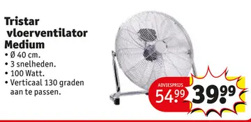 Aanbieding: Tristar vloerventilator Medium