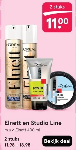 Aanbieding: Elnett en Studio Line