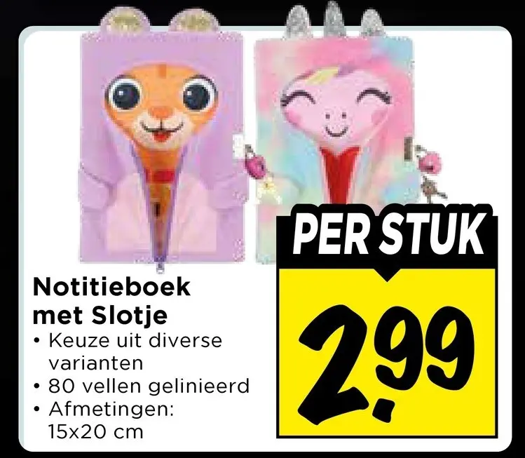 Notitieboek met Slotje