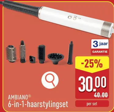 Promotie: 6-in-1-haarstylingset