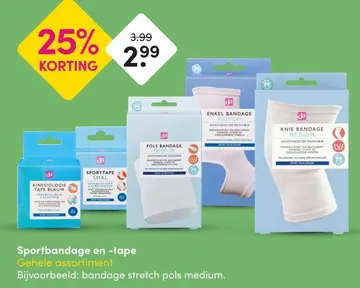 Aanbieding: Sportbandage en -tape