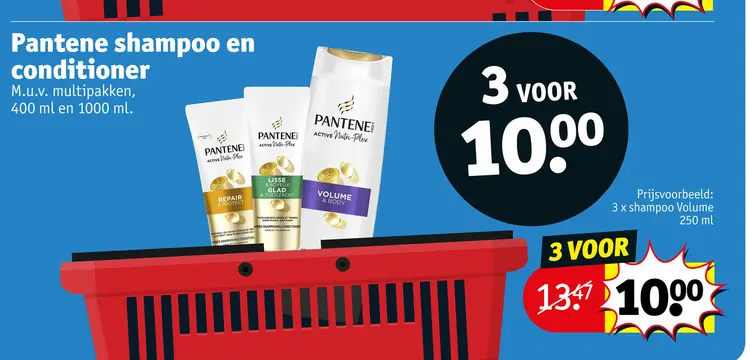 Promotie: Pantene shampoo en conditioner